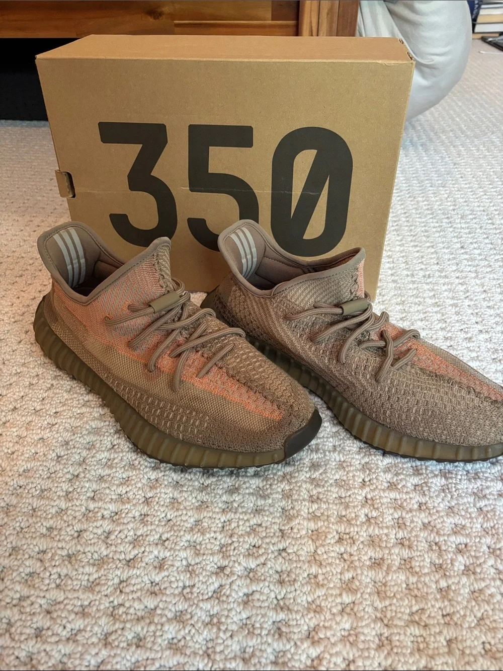 adidas Yeezy Boost 350 V2 Tan Box with Black Print